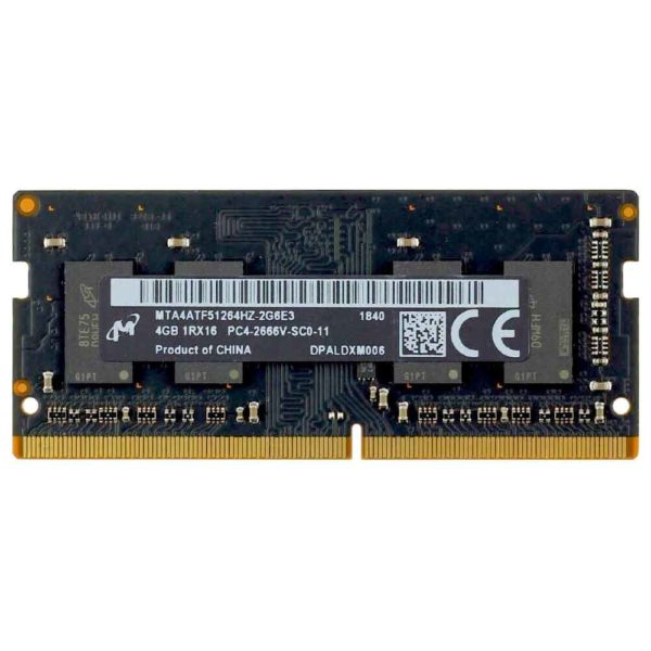 4GB Crucial DDR4 Laptop RAM (2666)