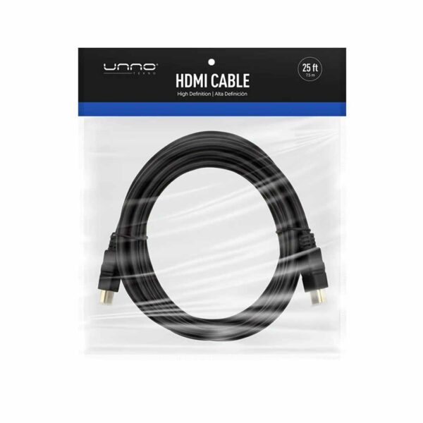 Unno HDMI Cable 25 Feet CB4125BK